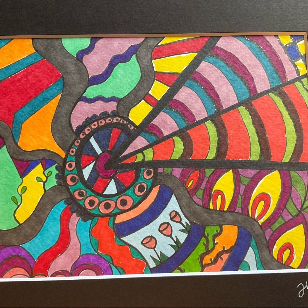 Original Intuitive Abstract Drawing - Picture 2 of 4